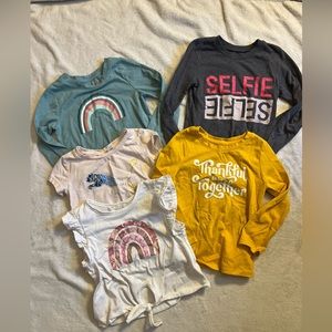 Bundle of girls shirts